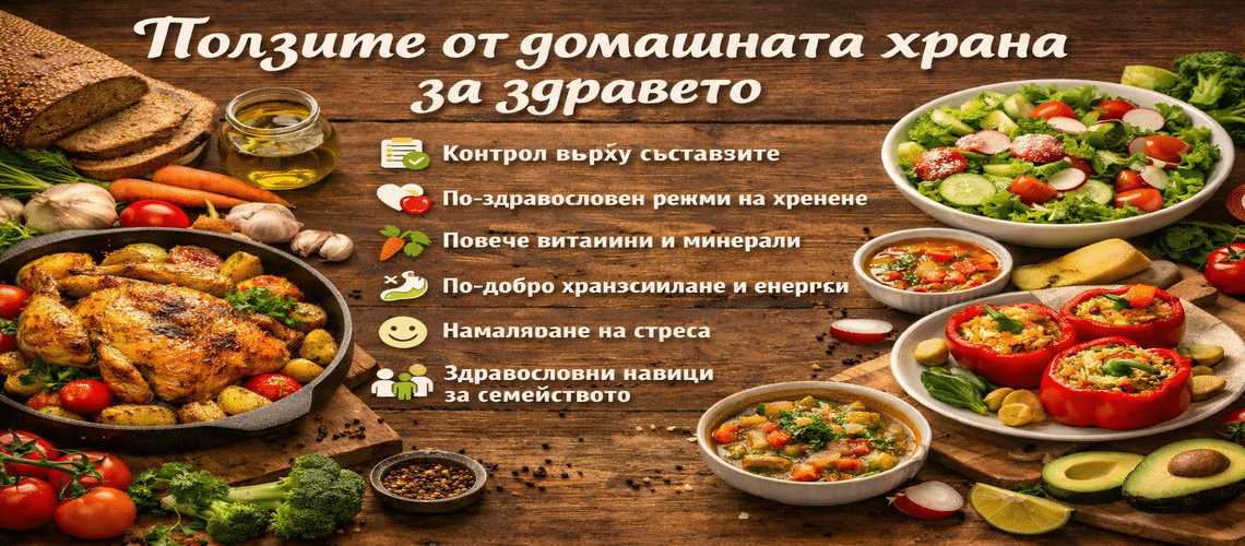 Ползите от домашната храна за здравето