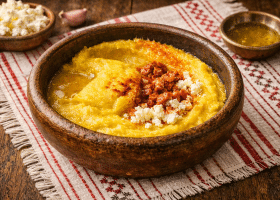 Качамак със сирене и масло по селски
